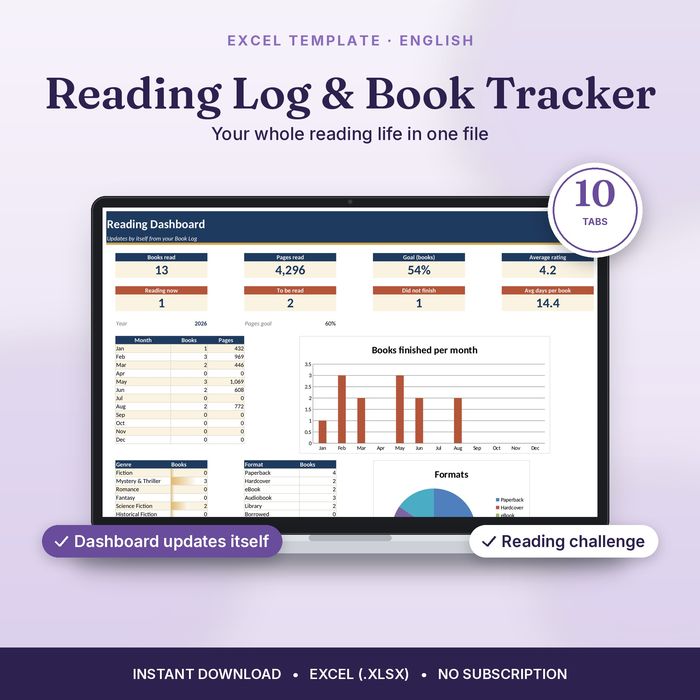 Reading Log & Book Tracker