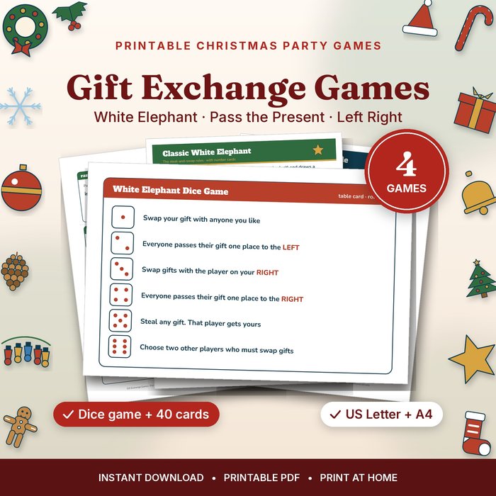 Christmas Gift Exchange Games